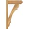 Ekena Millwork Olympic Rough Sawn Arts and Crafts Outlooker, Western Red Cedar, 6"W x 18"D x 30"H OUT06X18X30OLY03RWR - alternate 3